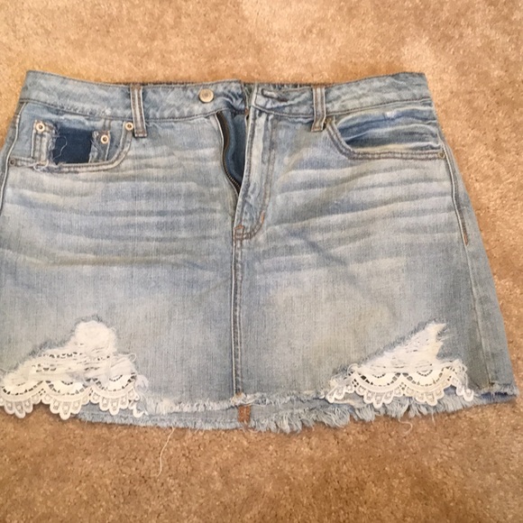 Blue Jean Skirt - Picture 2 of 3